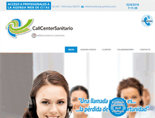 Tablet Screenshot of marketing-sanitario.com